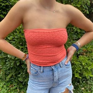 Free People classic stretchy strapless tank